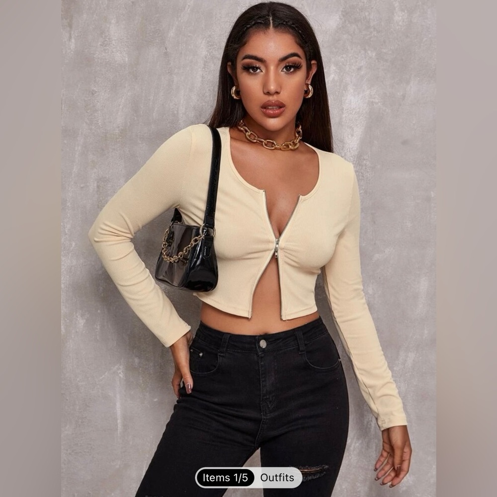 Zip up long sleeve
